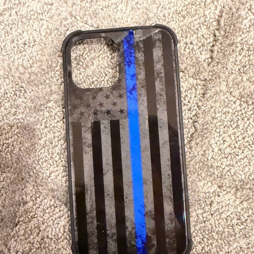 Black and Blue Flag Phone Case